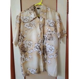 North River Joel Champion Hawaiian Button Up Short Sleeve Shirt Men's Sz, L